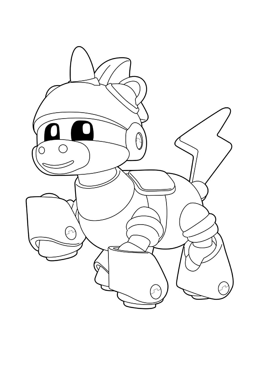 Desenhos de Mecanimais para pintar