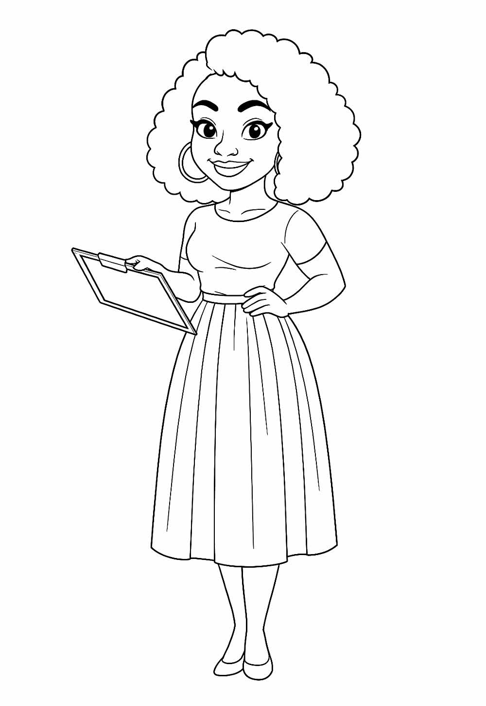 Desenho de Mulher Negra