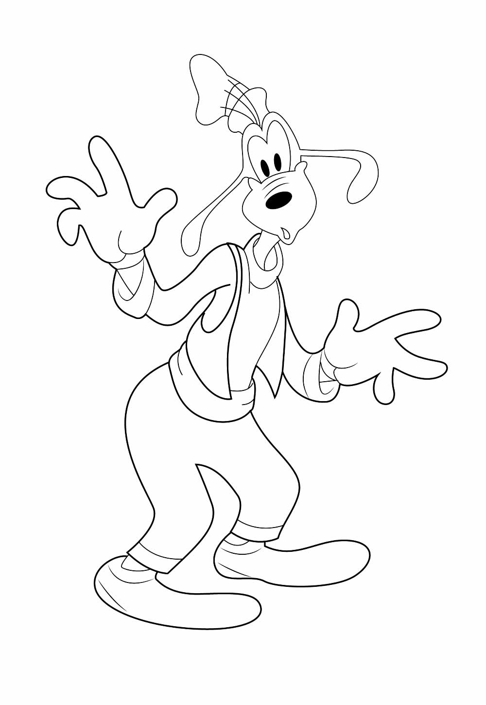Desenho de Pluto e Pateta