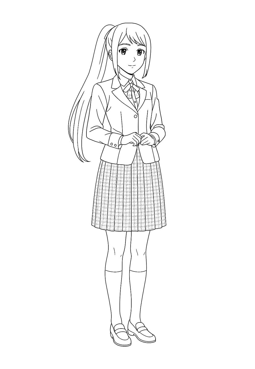 Desenho de Sayaka Igarashi para colorir
