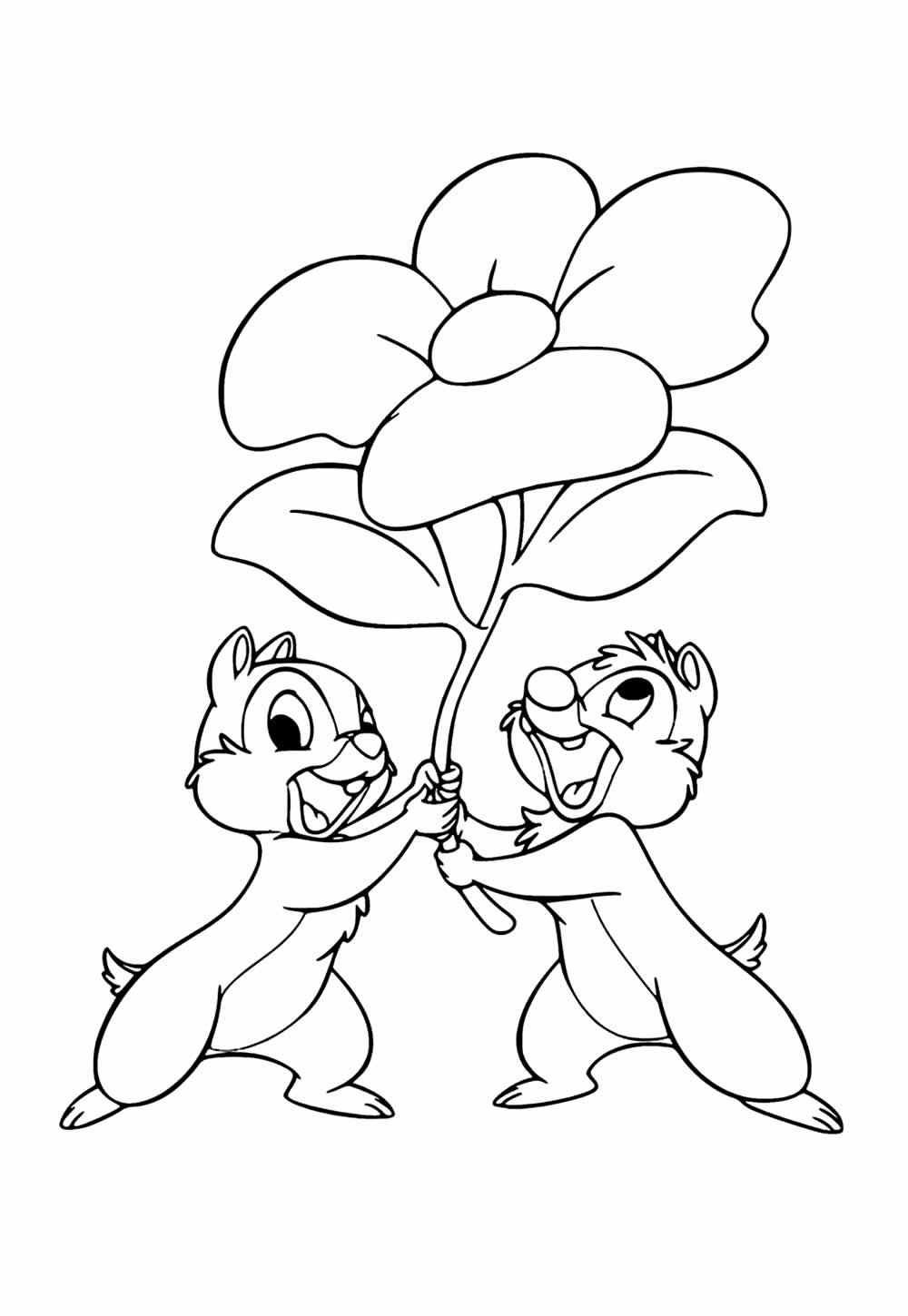 Desenho de Tico e Teco