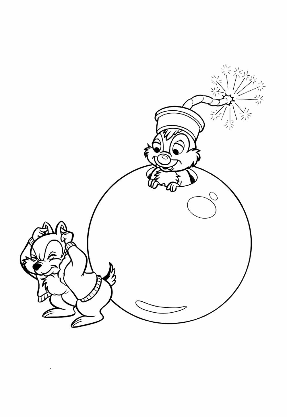 Desenho do Tico e Teco