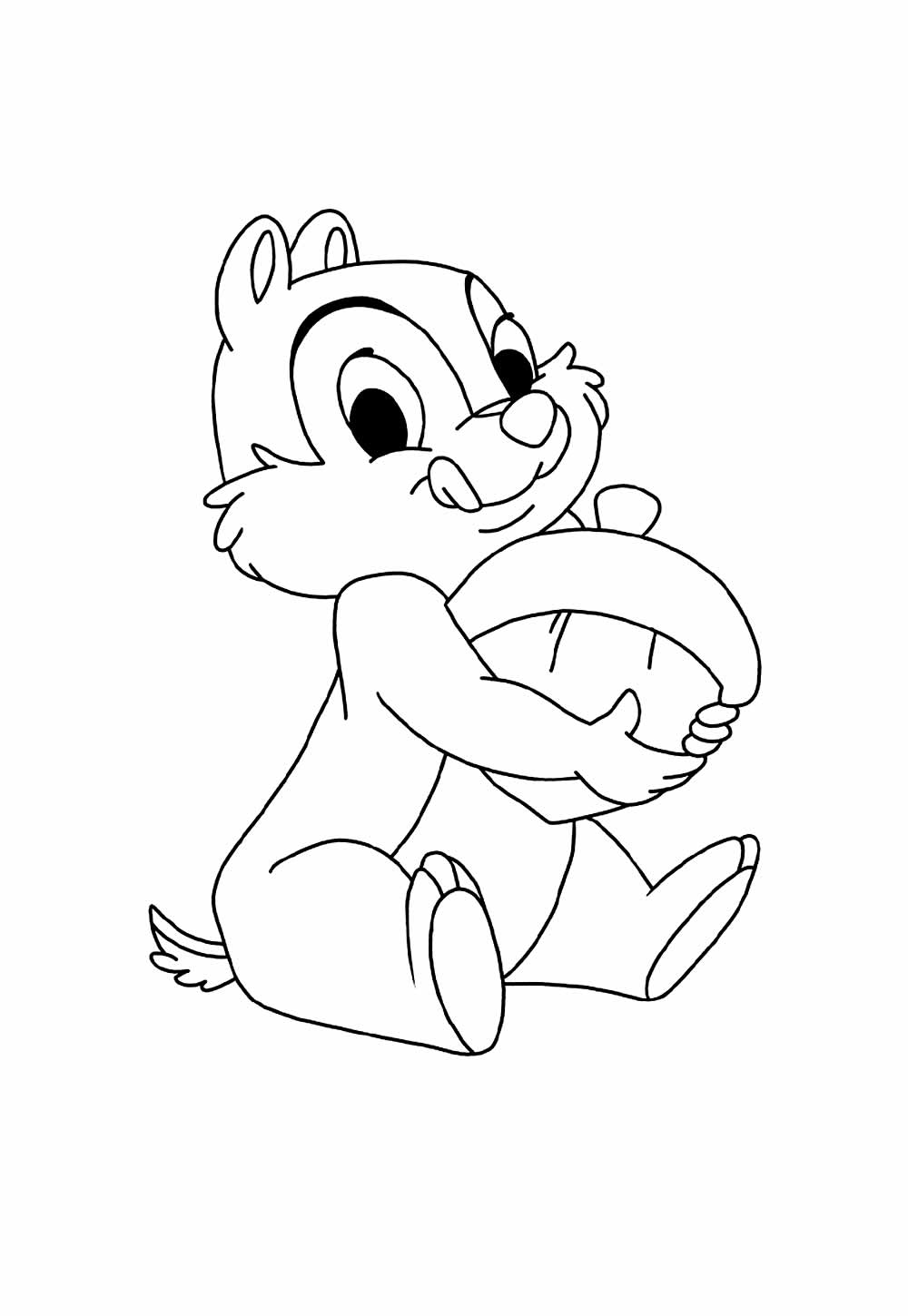 Desenho do Tico e Teco para colorir