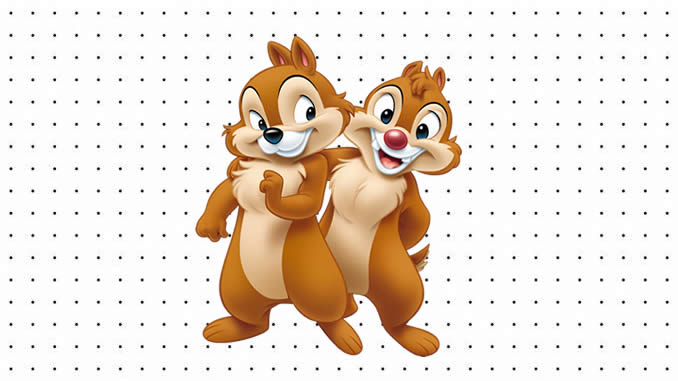 Desenhos do Tico e Teco para colorir