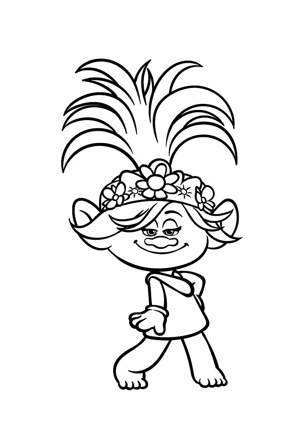 Desenhos de Trolls 3 para pintar