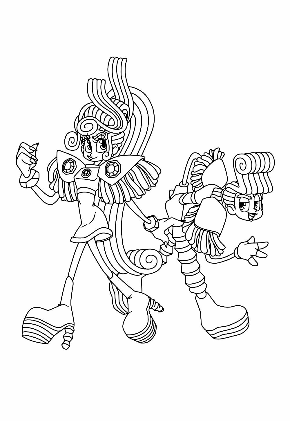 Desenhos de Trolls 3 para colorir