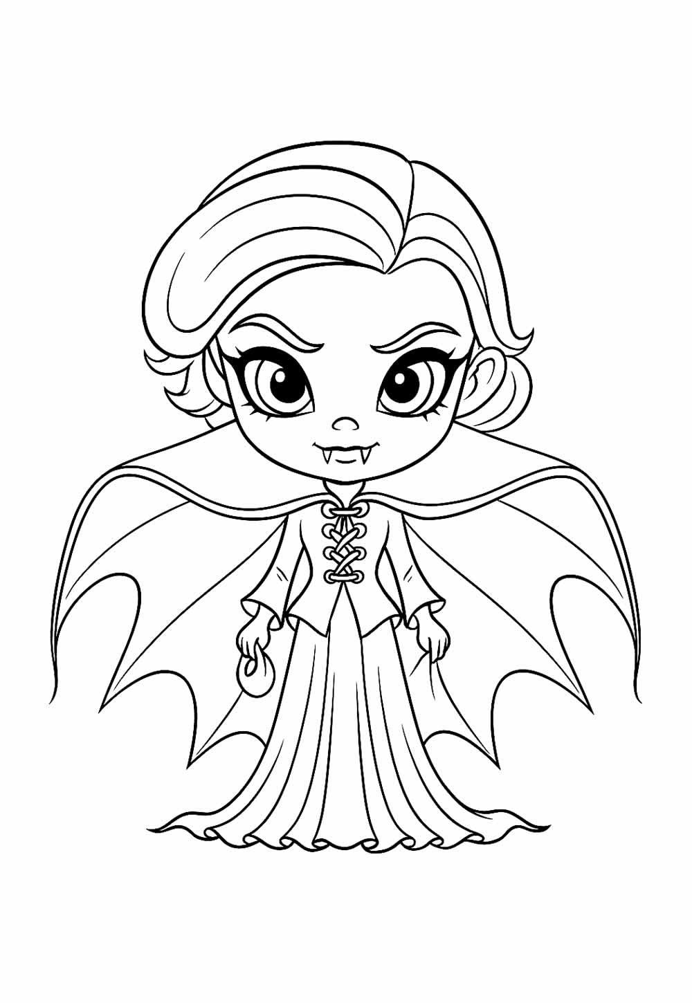 Vampira para pintar
