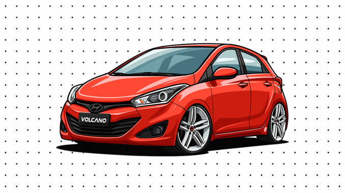 Desenhos de Carro HB20 para colorir