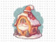 Desenhos da Casa do Papai Noel para colorir