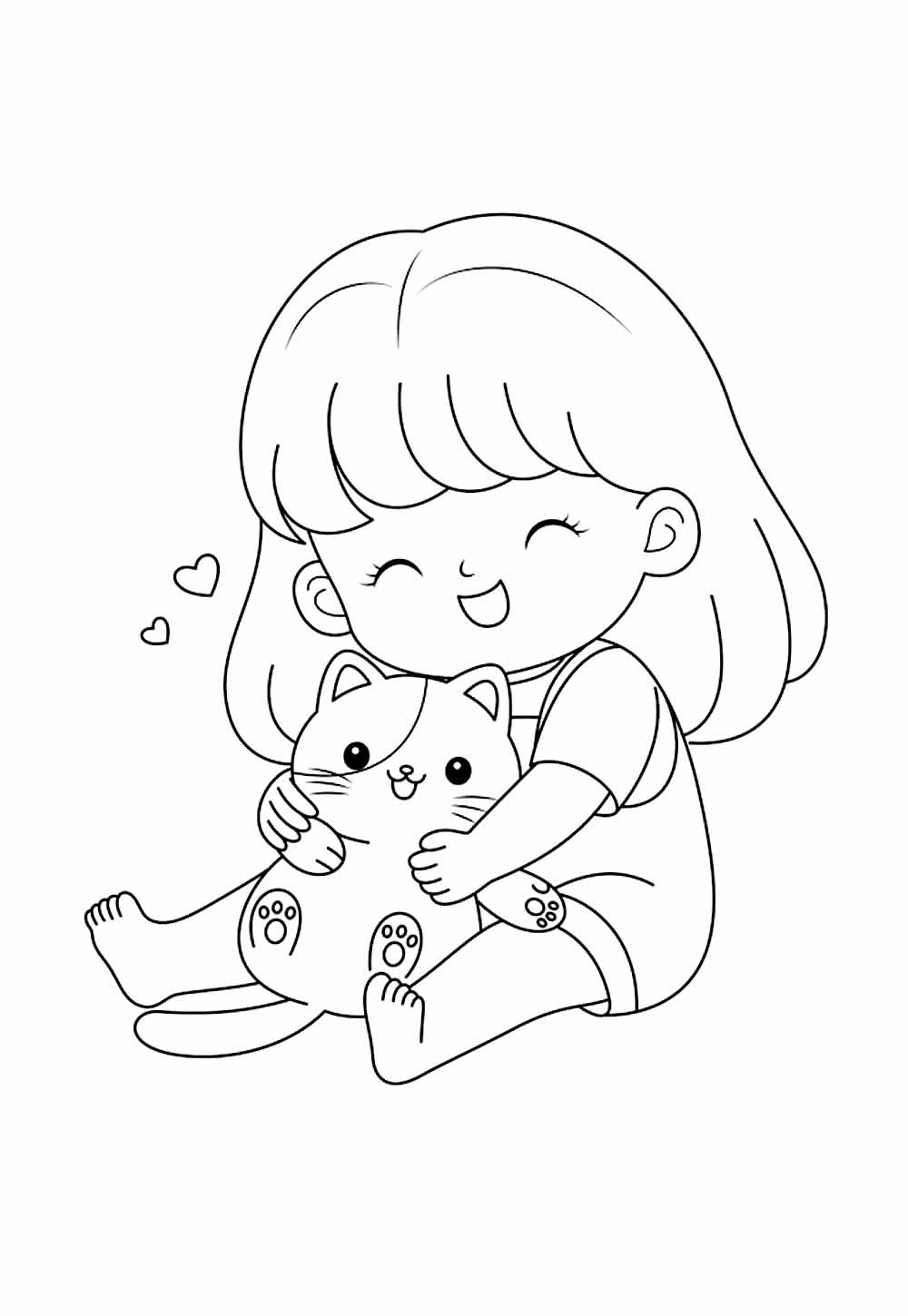 Desenhos de Crianças Brincando para pintar