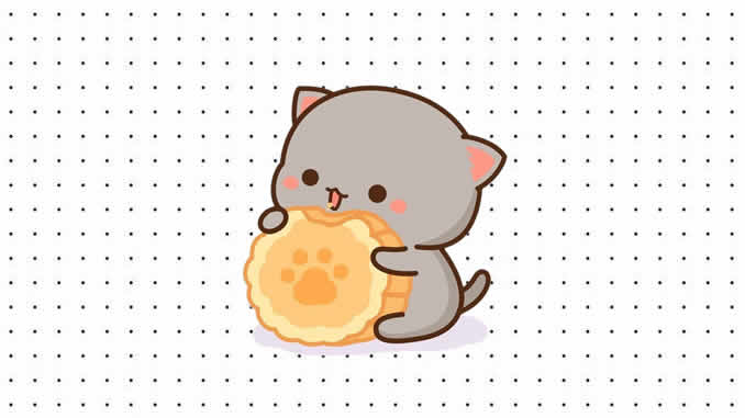 Desenhos de Gatinho Kawaii para colorir