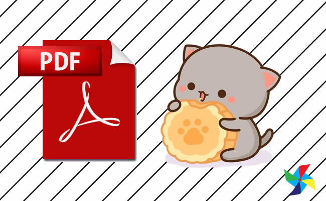 Desenhos de Gatinho Kawaii em PDF