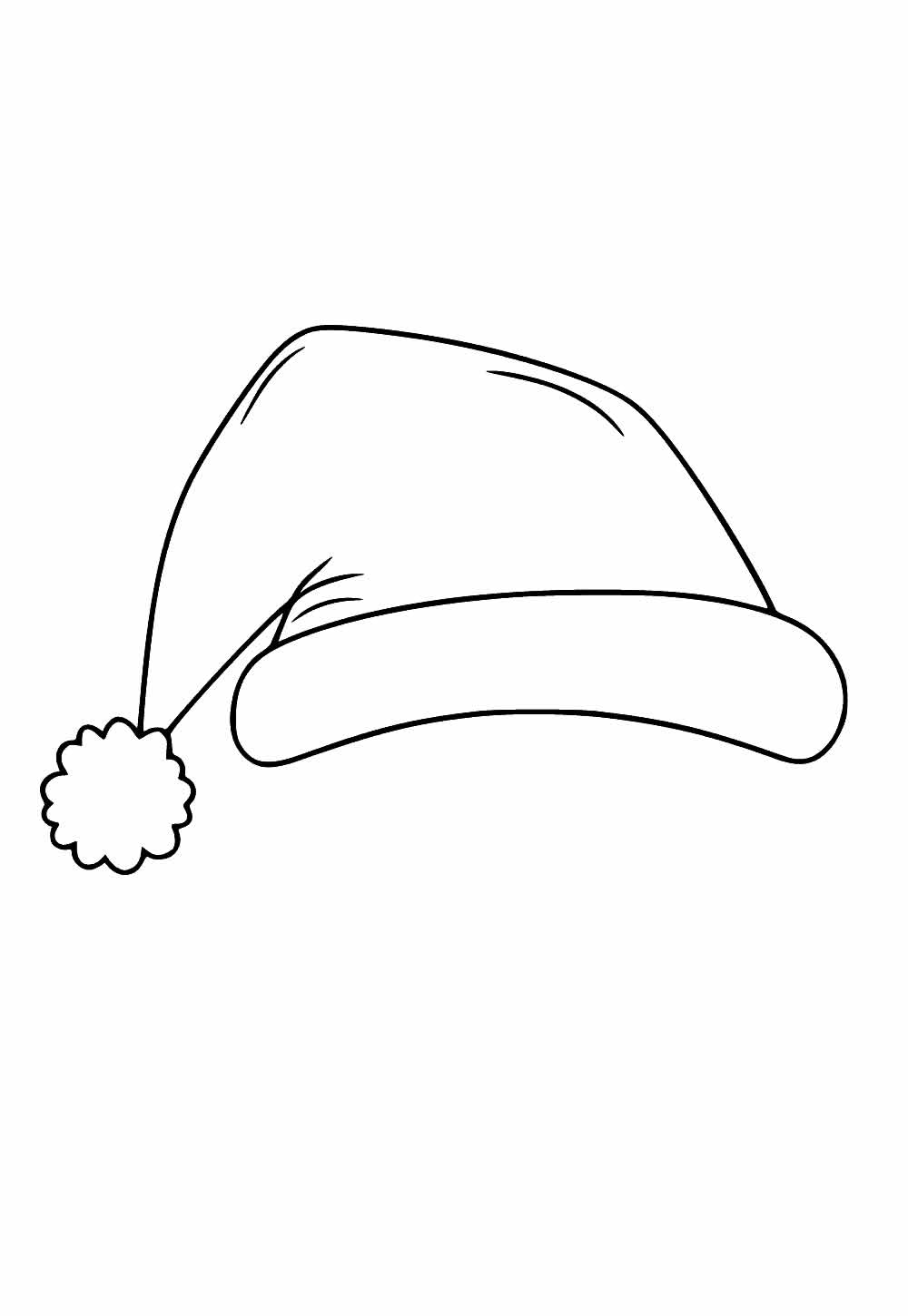 Desenho de Gorro de Natal