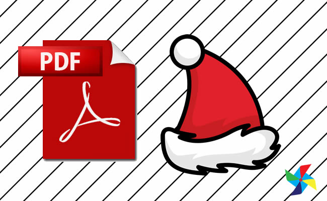 Desenhos de Gorro de Natal em PDF