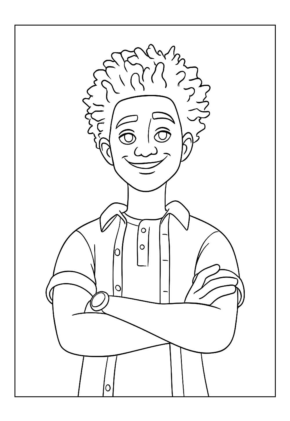 Desenho de Homem Negro