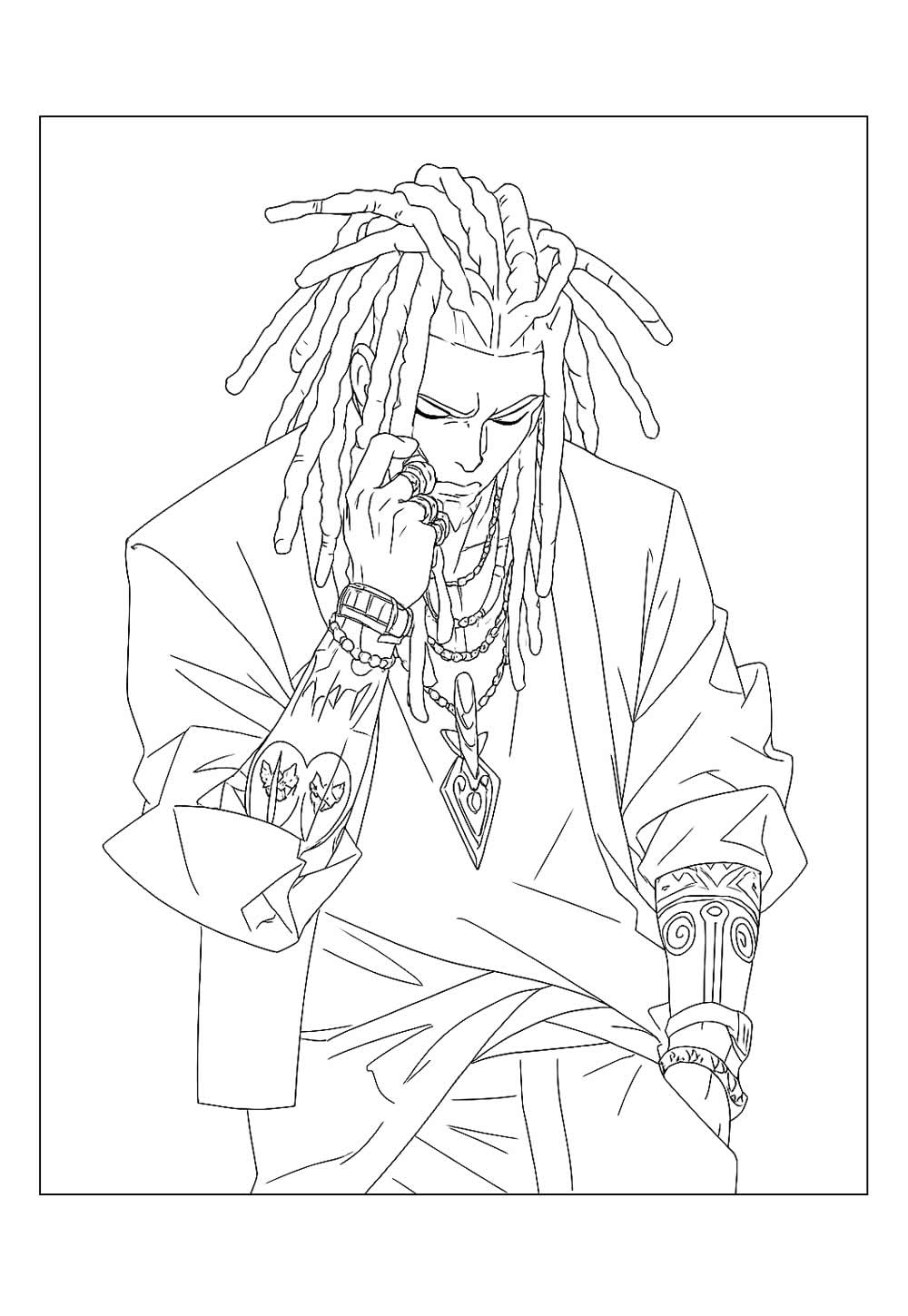 Desenho de Homem Negro