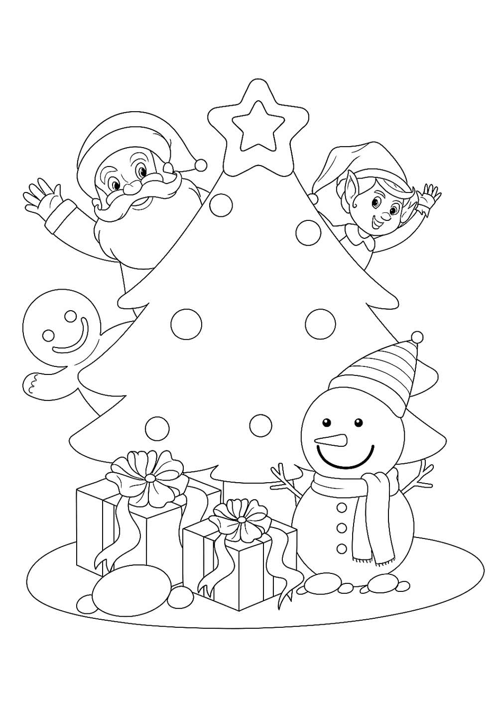 Desenhos de Natal para colorir