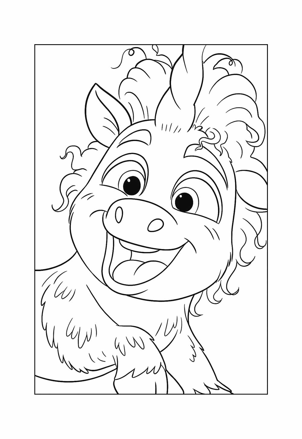 Desenhos de Thelma, O Unicórnio para colorir