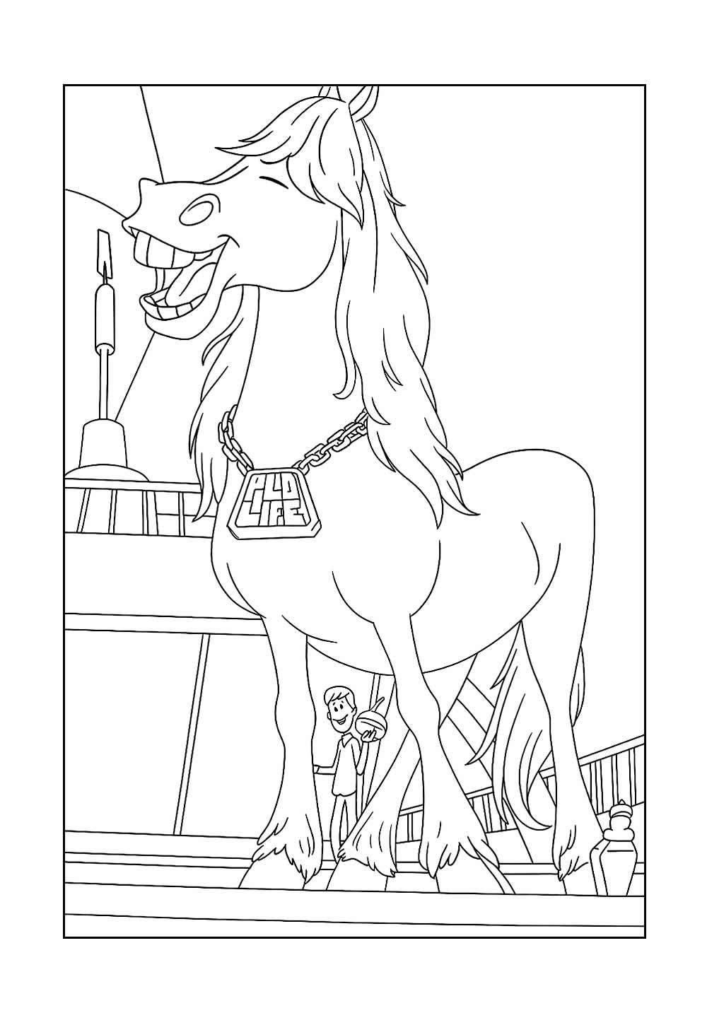 Desenhos de Thelma, O Unicórnio para imprimir