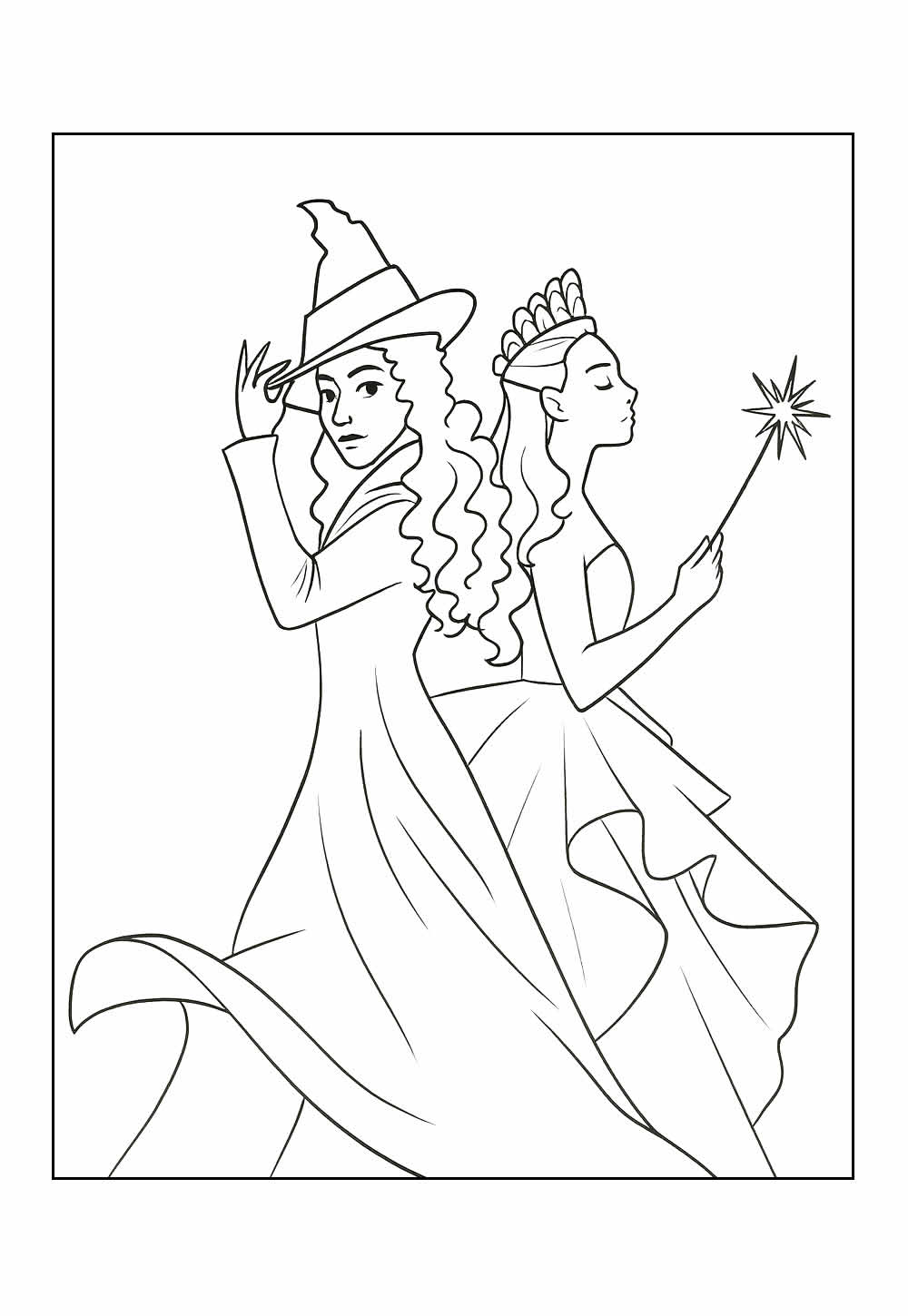 Desenho de Wicked para pintar