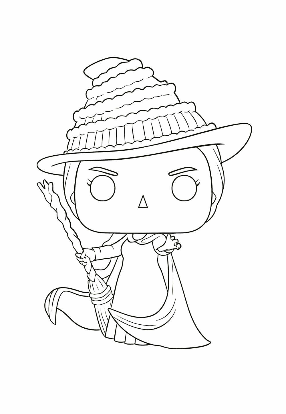 Desenho da Glinda para colorir - Wicked