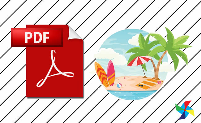 Desenhos de Verão em PDF