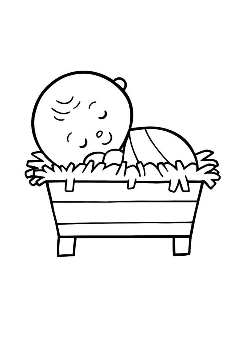 Desenhos do Menino Jesus para colorir - Bora Colorir