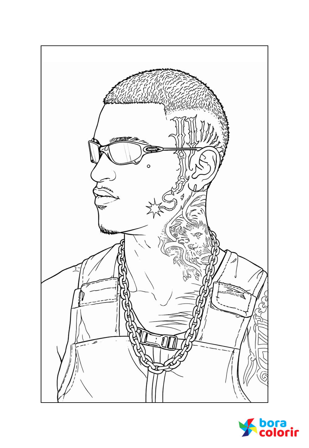 Desenho de Neiff para colorir