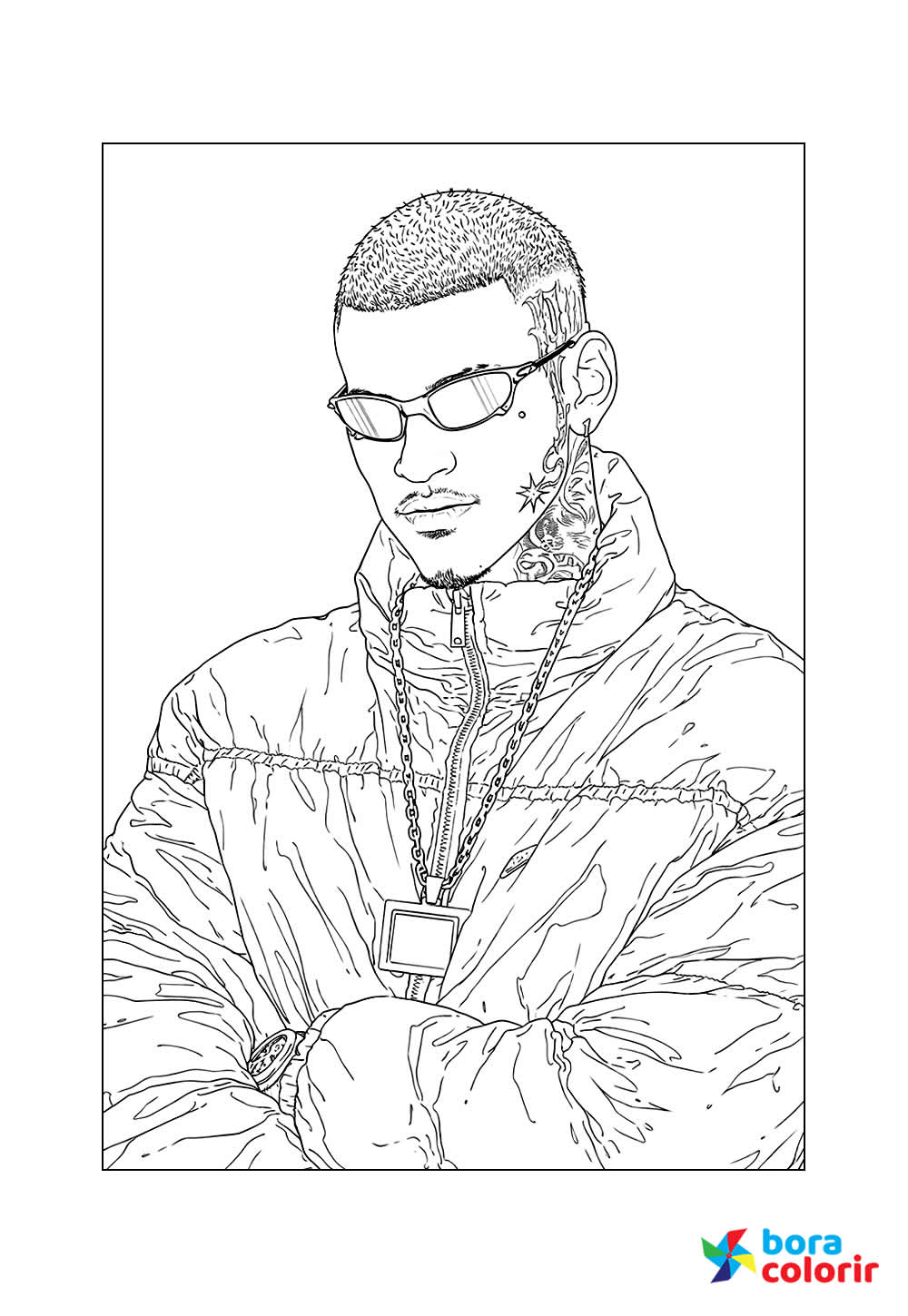 Desenho de Anderson Neiff para colorir