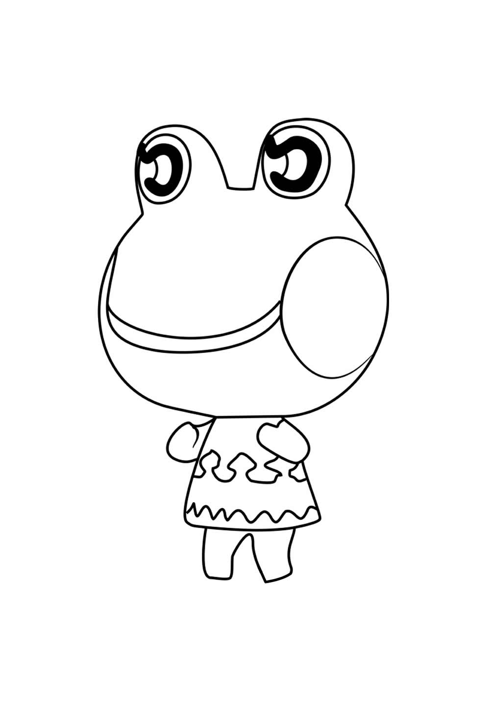 Desenho de Animal Crossing para imprimir