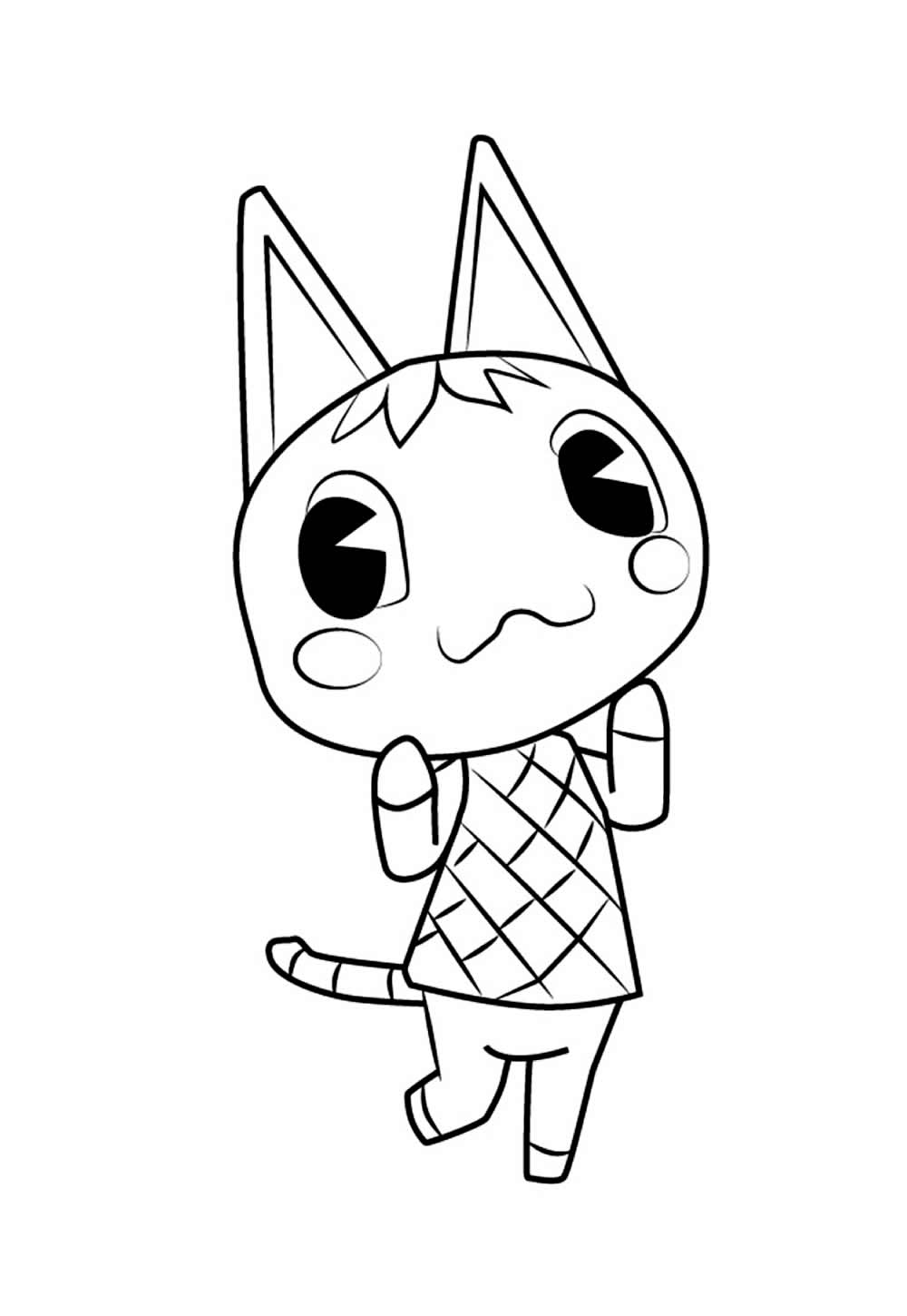 Animal Crossing para colorir e pintar