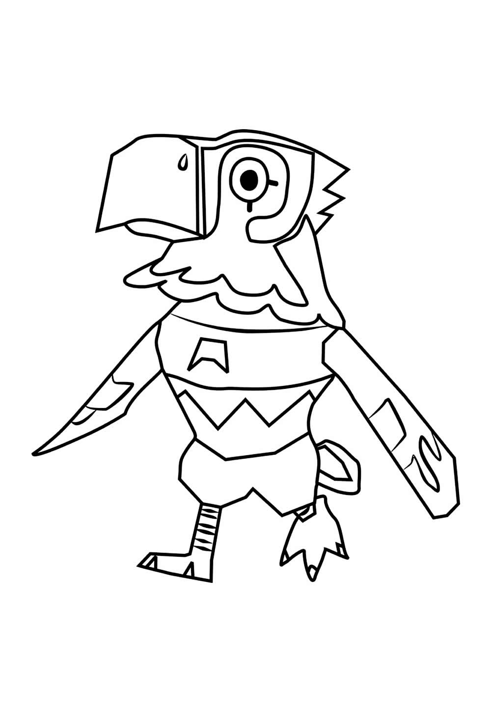 Desenho de Animal Crossing