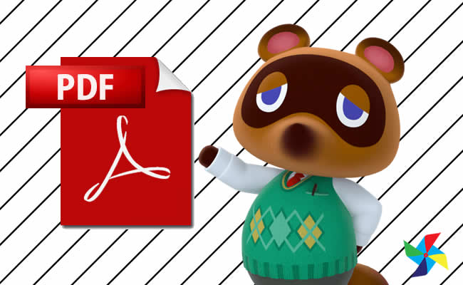 Desenhos de Animal Crossing em PDF