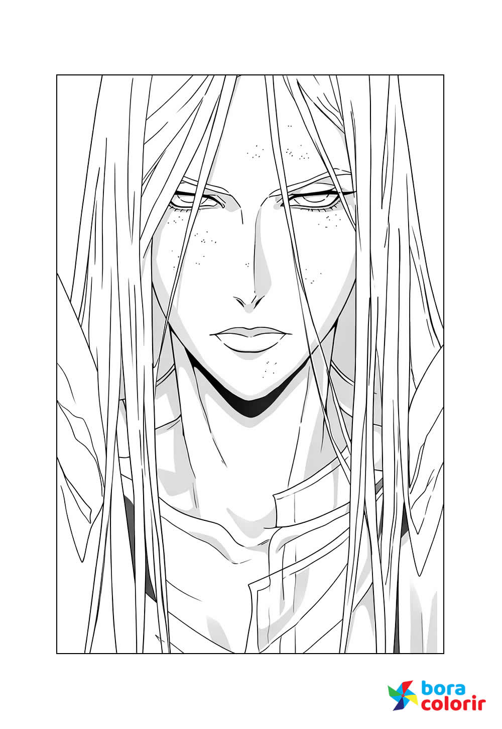 Desenho de Castlevania para pintar