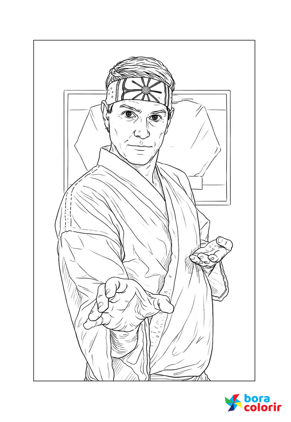 Cobra Kai para colorir