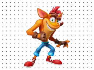 Desenhos de Crash Bandicoot para colorir