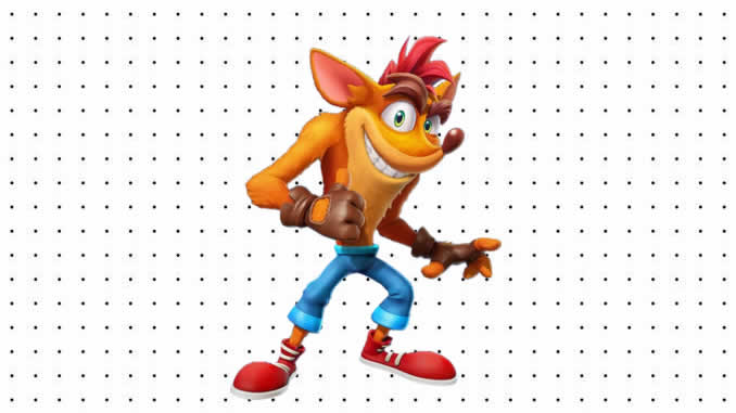 Desenhos de Crash Bandicoot para colorir