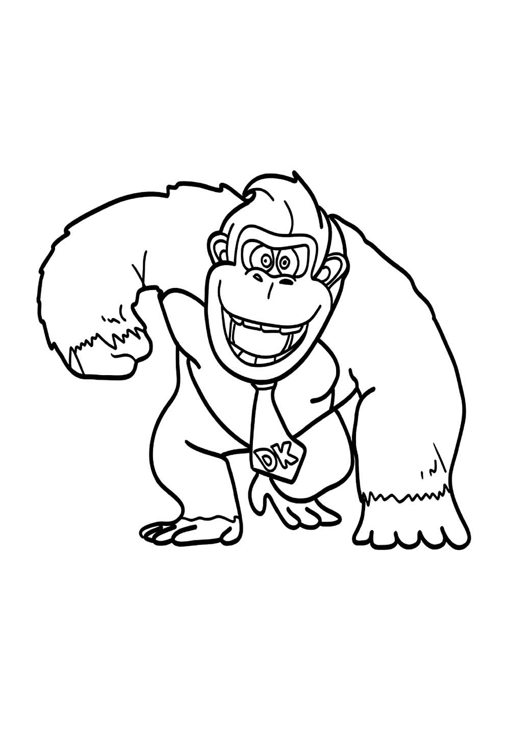 Desenho de Donkeu Kong