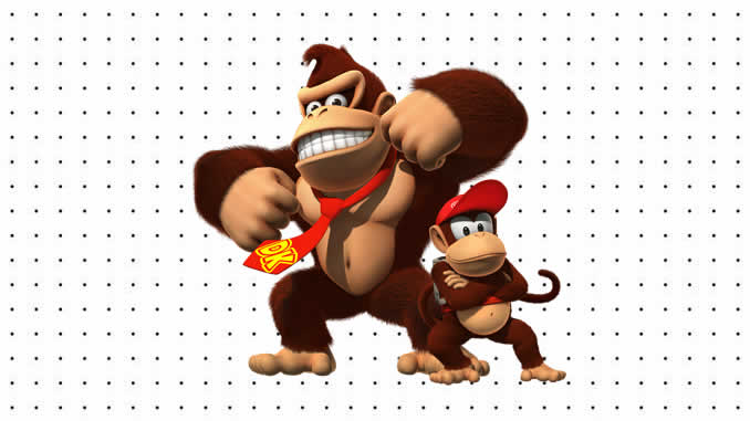 Desenhos de Donkeu Kong para colorir