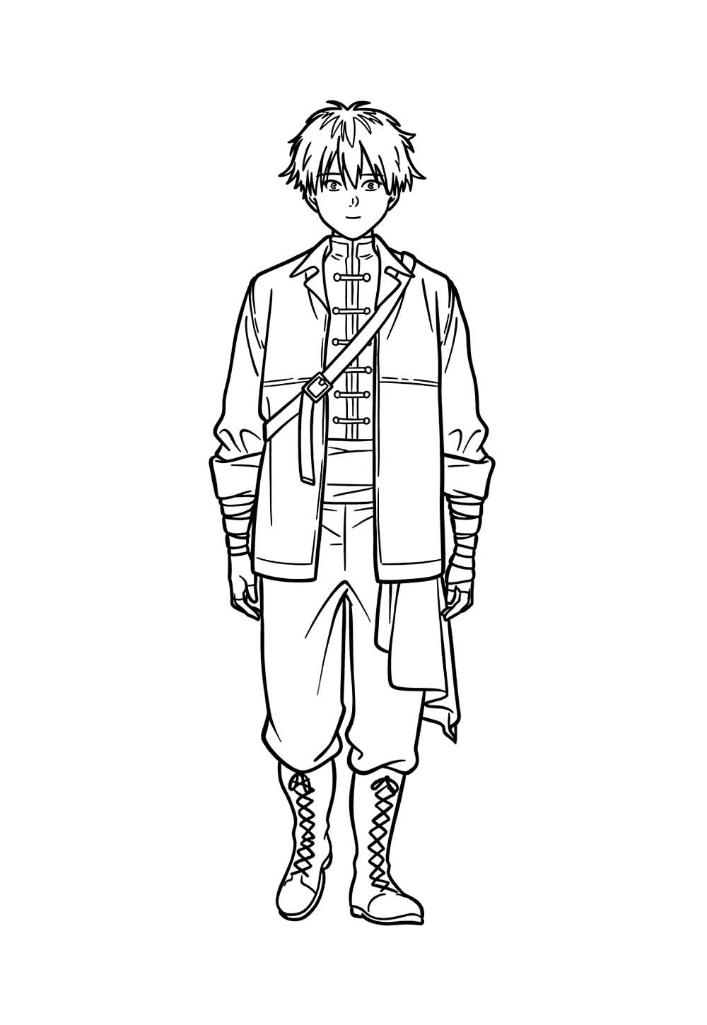 Desenho de Frieren: Beyond Journeys End para pintar