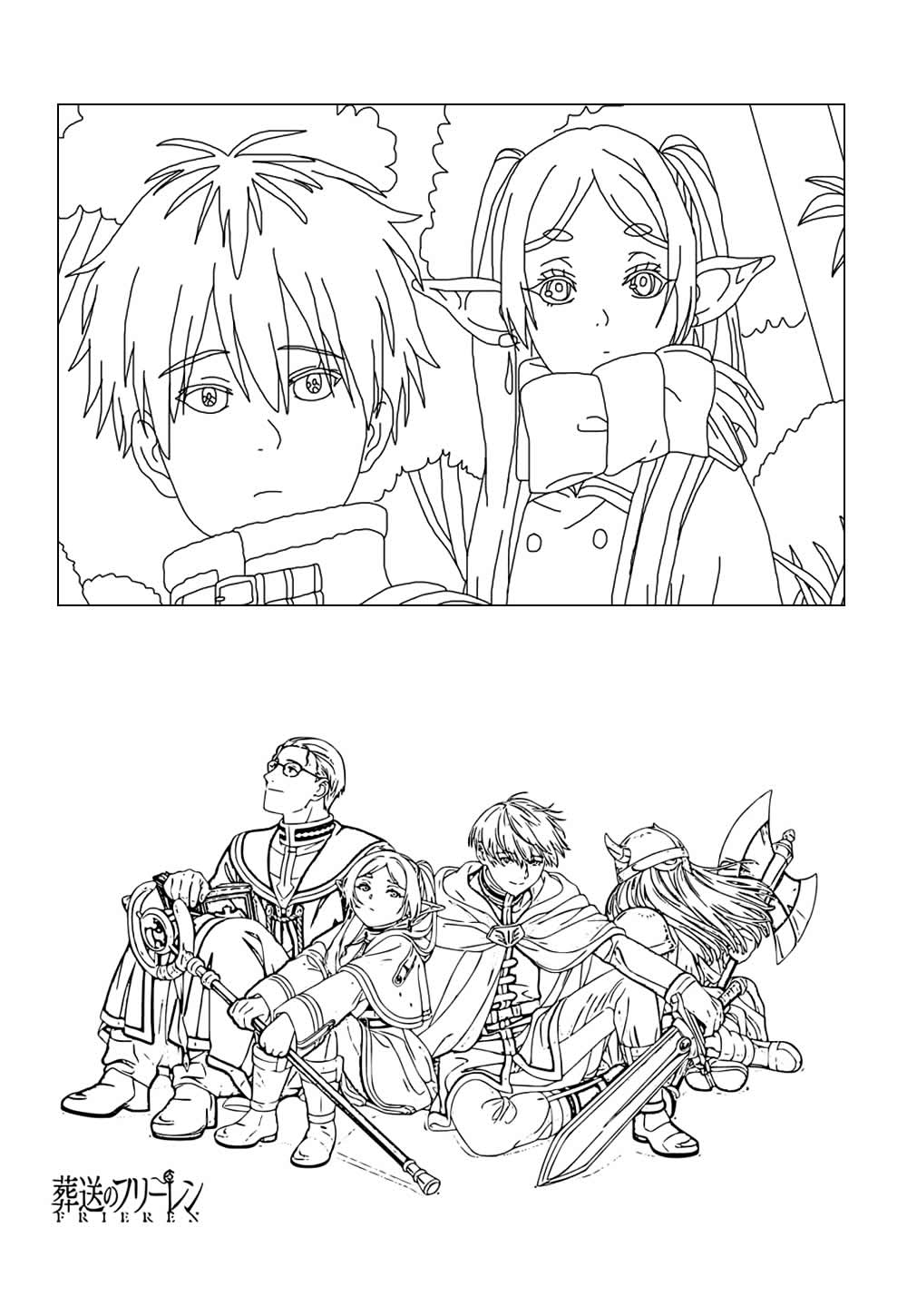 Desenhos de Frieren: Beyond Journeys End