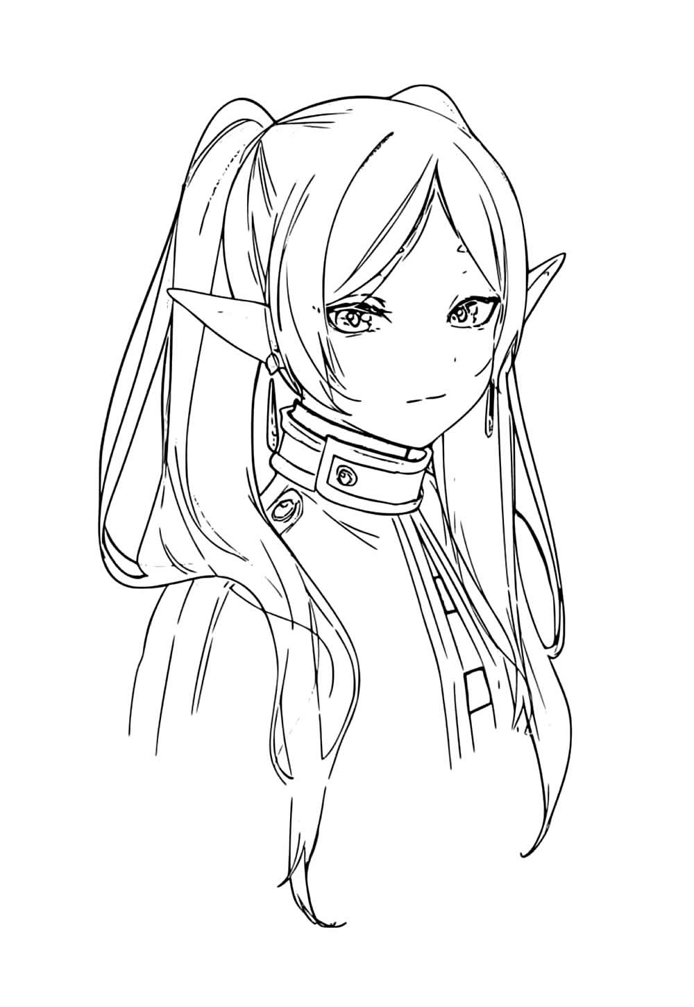 Desenho de Frieren: Beyond Journeys End para colorir