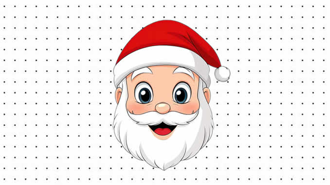 Desenhos de Papai Noel para colorir