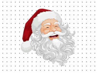 Desenhos do Papai Noel Sorrindo para colorir
