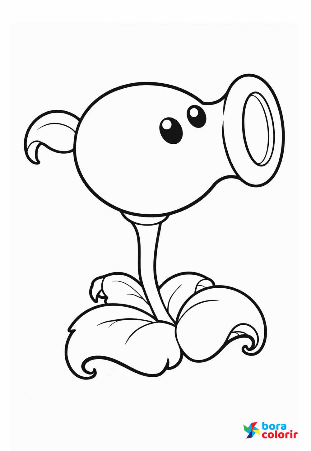 Plants vs Zombies para colorir