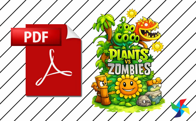 Desenhos de Plants vs Zombies em PDF