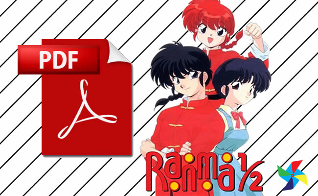 Desenhos de Ranma 1/2 em PDF