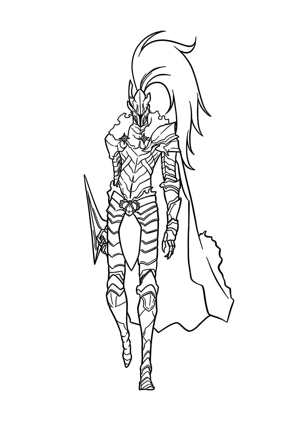 Solo Leveling para colorir