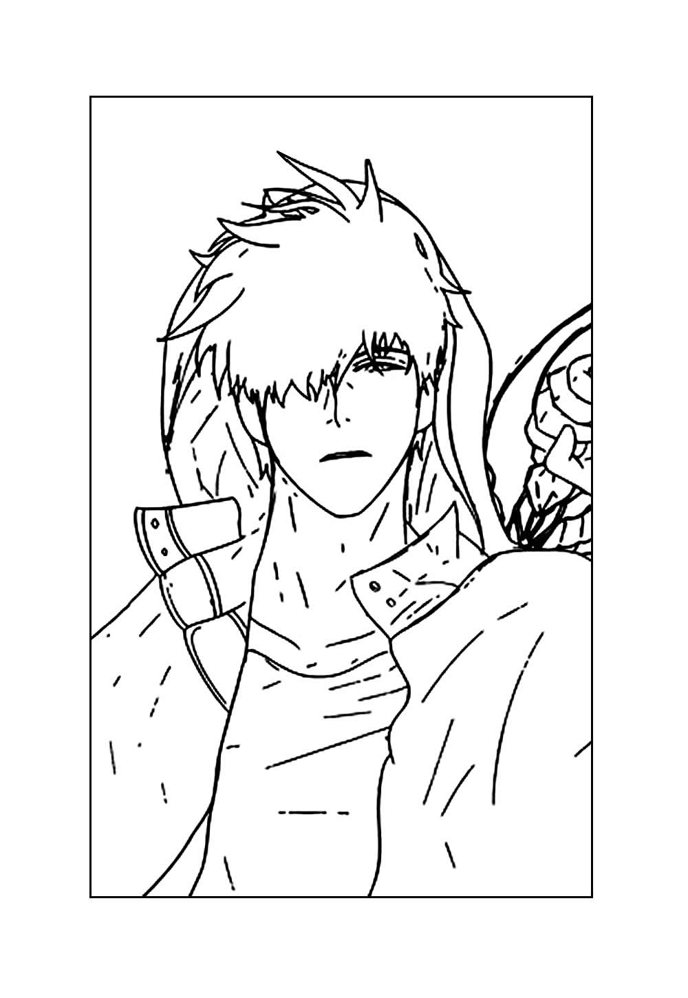 Desenho de Solo Leveling para colorir