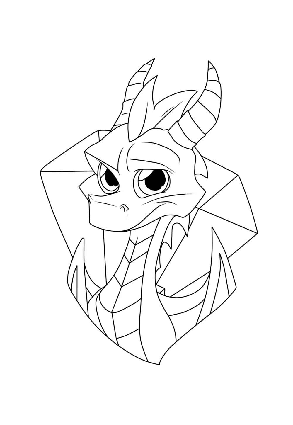 Desenho de Spyro the Dragon